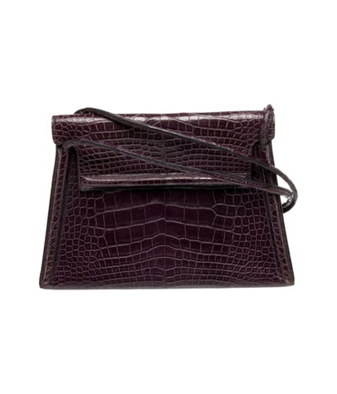 Delvaux Alligator Shoulder Bag Vintage
