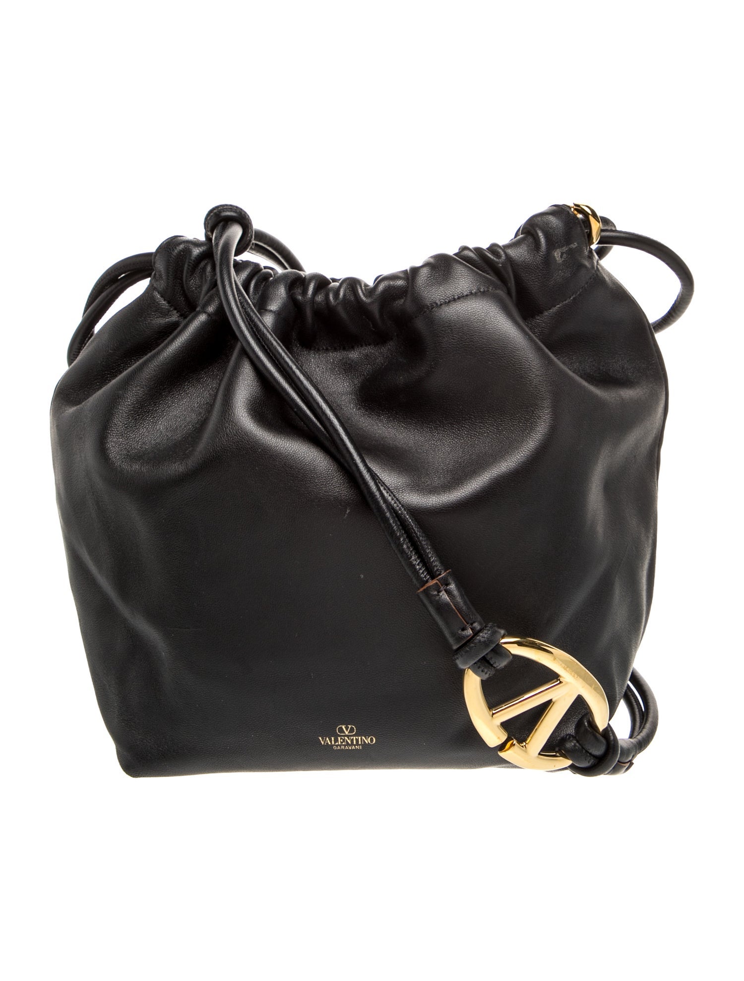 Leather Bucket Bag