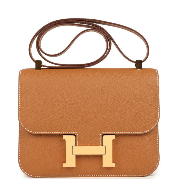 Hermes Hermes Constance 1-24 Gold Epsom Gold Hardware