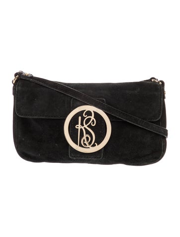 Suede Top Handle Bag