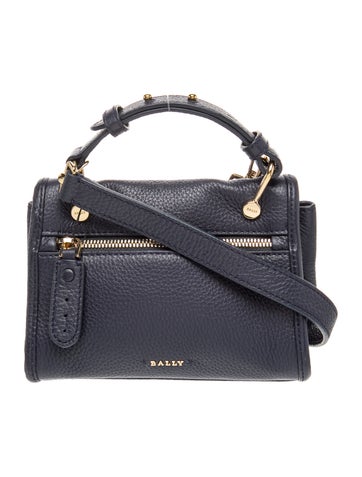 Bally Leather Top Handle Bag
