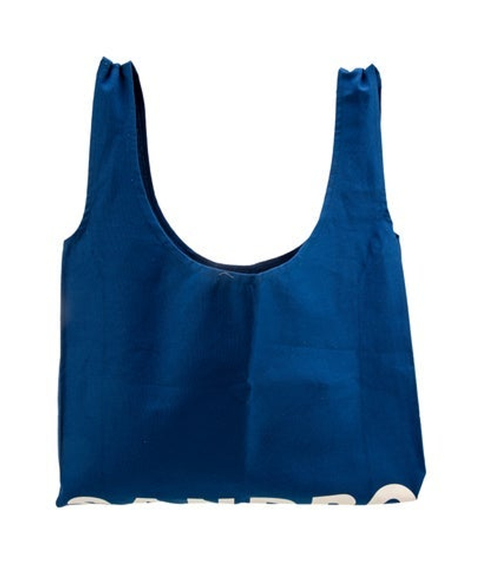 Sandro Canvas Shoulder Bag