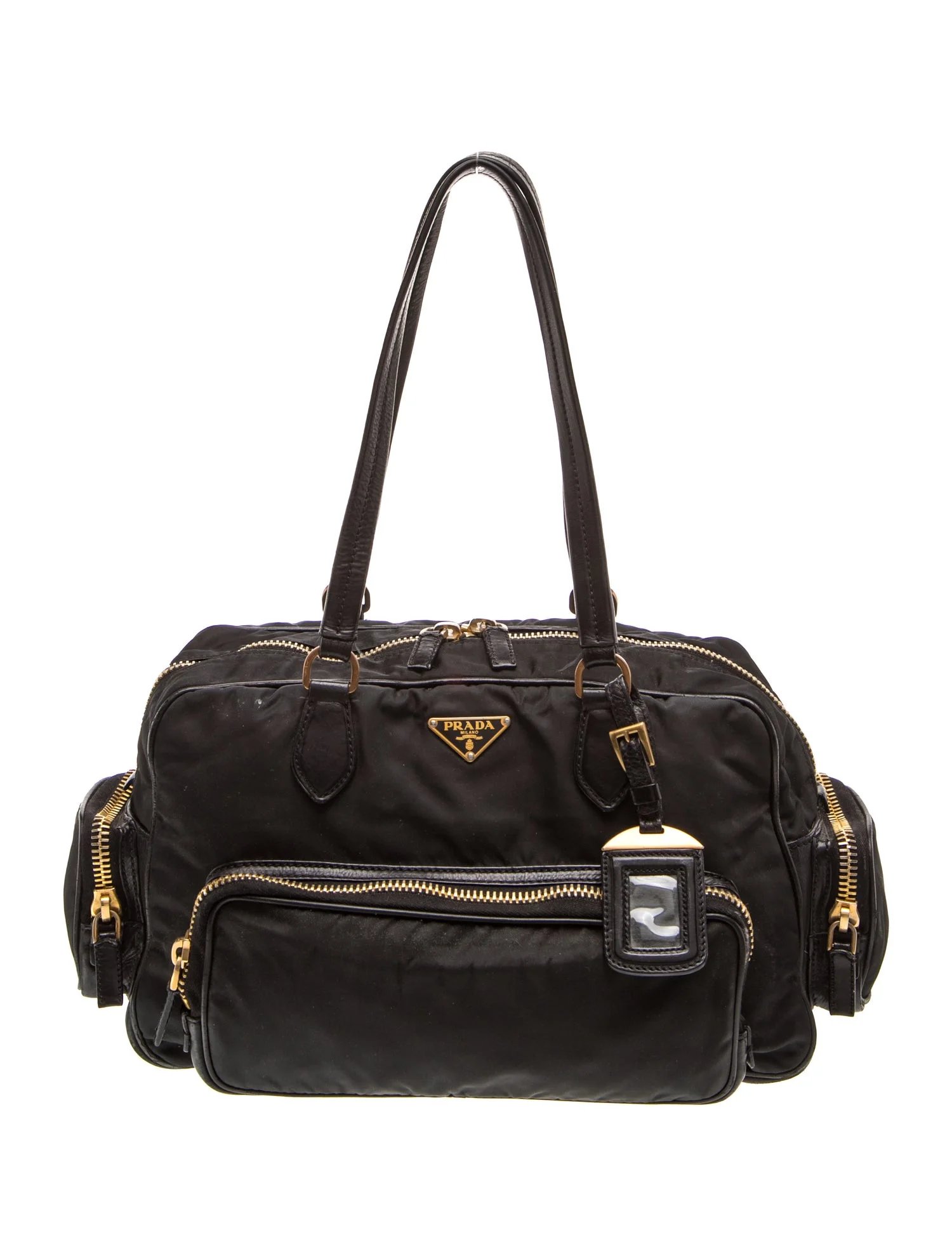 Enameled Metal Triangle Shoulder Bag Vintage