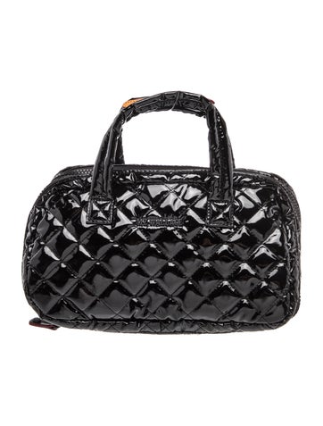 Patent Leather Top Handle Bag