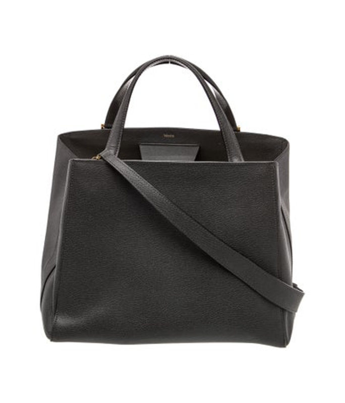 Valextra Leather Top Handle Bag