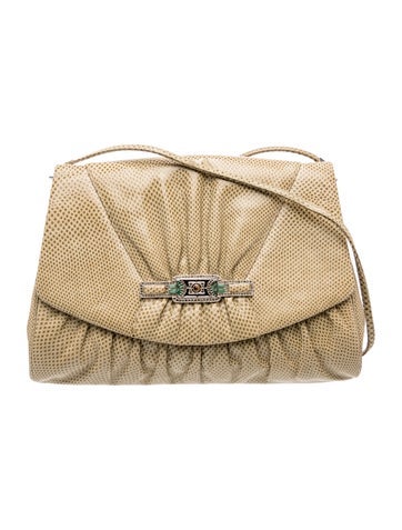 Judith Leiber Leather Crossbody Bag