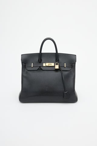 1995 Noir Ardennes HAC Birkin 32 Bag