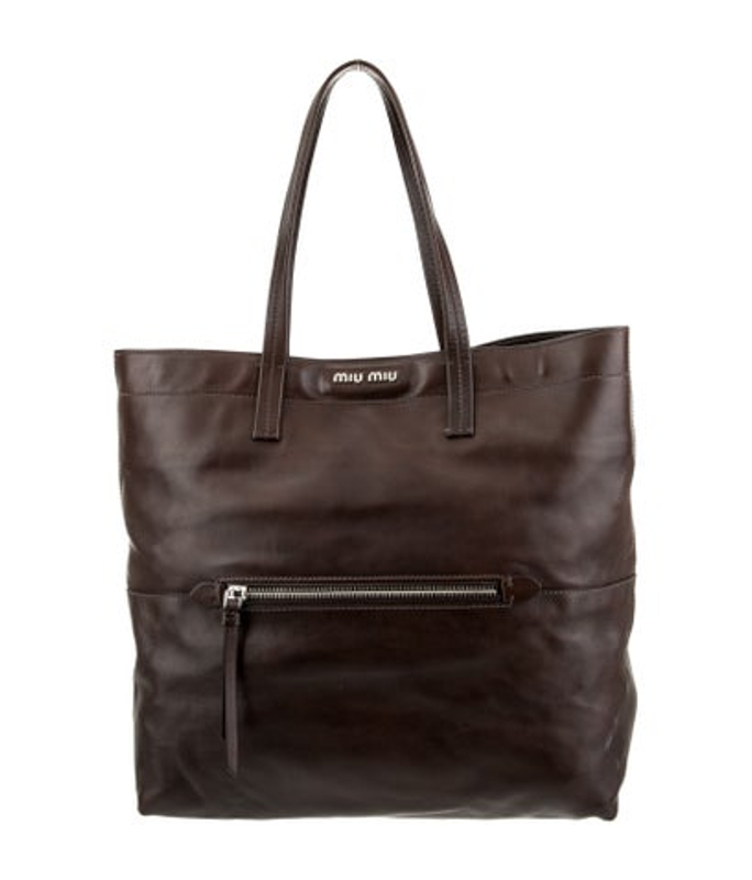 Miu Miu Miu Leather Tote