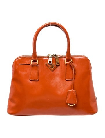 Saffiano Leather Top Handle Bag