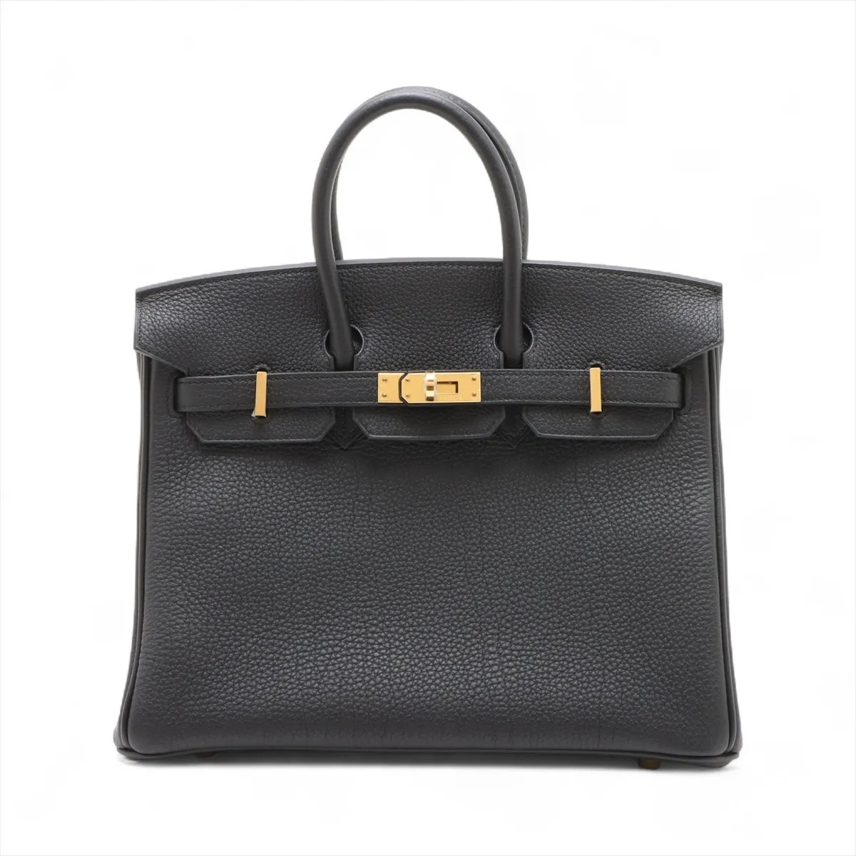 Hermès Birkin 25 Le Tournay Togo Black Gold Metal Fittings
