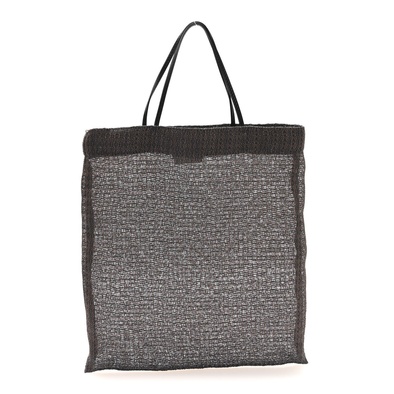 The Row Mesh Saddle Calfskin Mini Barn Tote Bag Blue