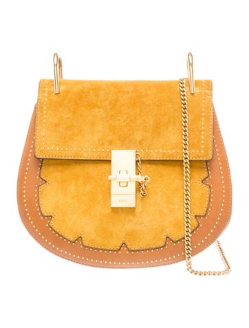 Chloe Leather Chloe Drew Shoulder Bag Mini
