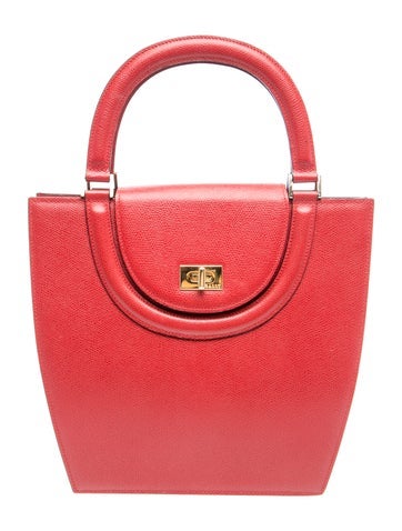 Bally Leather Top Handle Bag