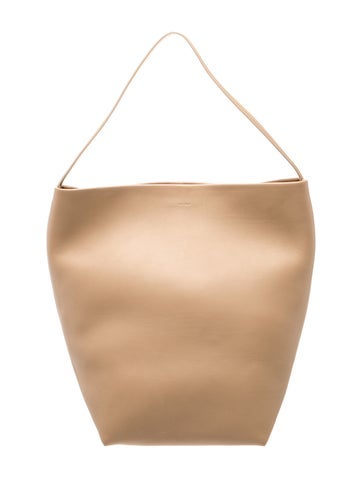 The Row Leather N/S tote