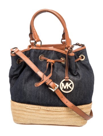 Denim Bucket Bag