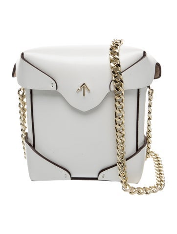Manu Atelier Leather Crossbody Bag