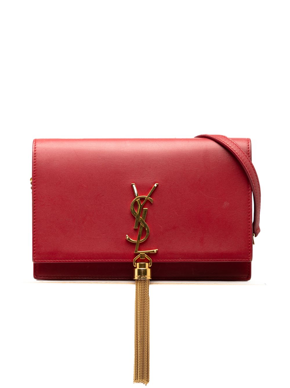 2017 Smooth Calfskin Monogram Kate Tassel Wallet on Chain crossbody bag