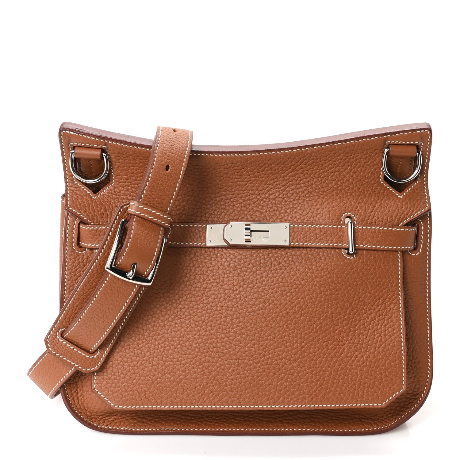 Hermes Taurillon Clemence Jypsiere 28 Gold