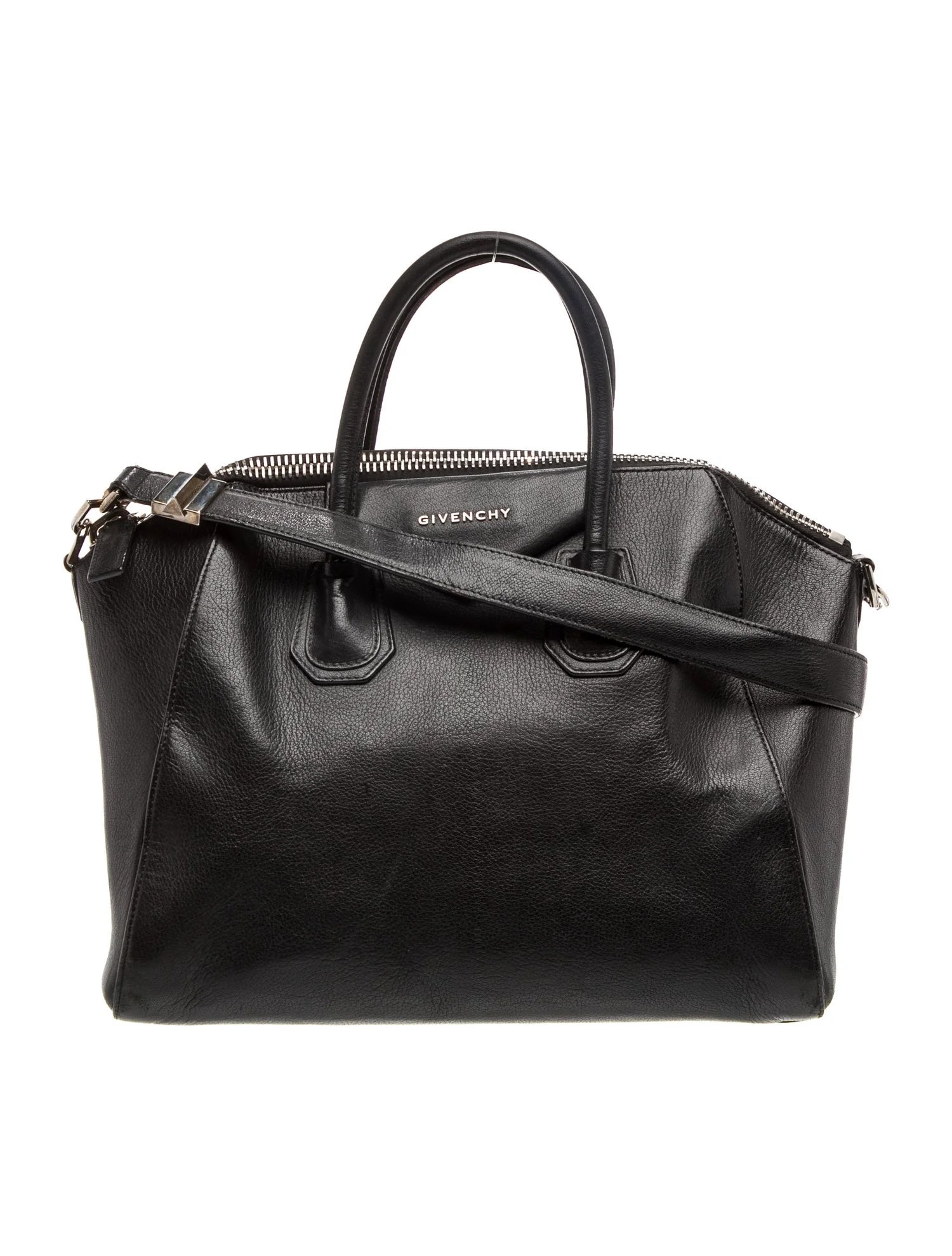 Leather Top Handle Bag