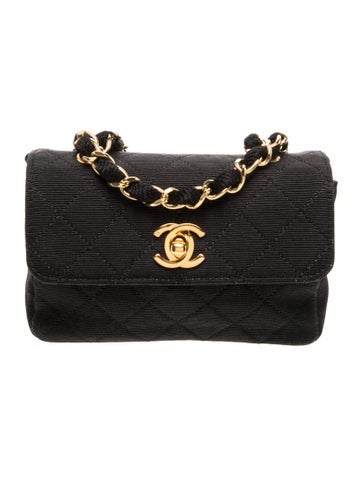 Extra Mini Jersey Flap Bag