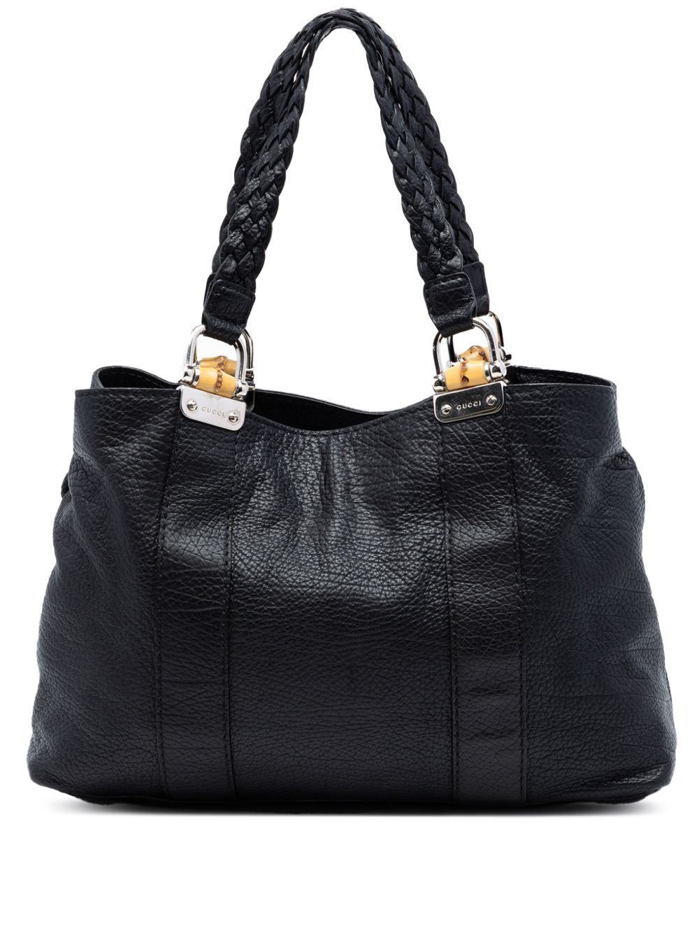 2016-2026 Leather Bamboo Libeccio tote bag