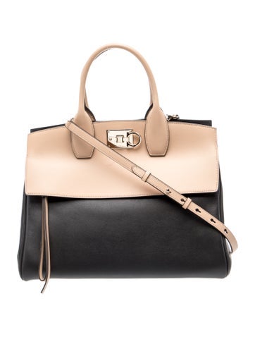 Leather Top Handle Bag