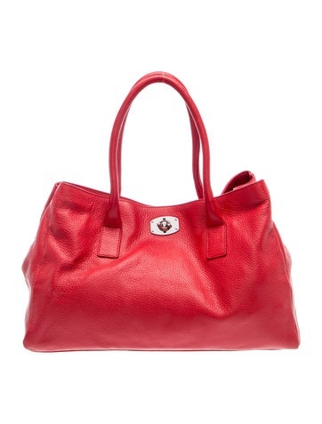 Leather Top Handle Bag