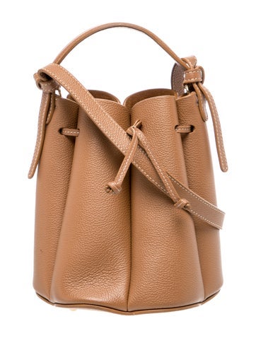 Polene Leather Bucket Bag
