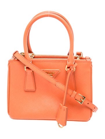 Saffiano Leather Galleria Double Zip Mini
