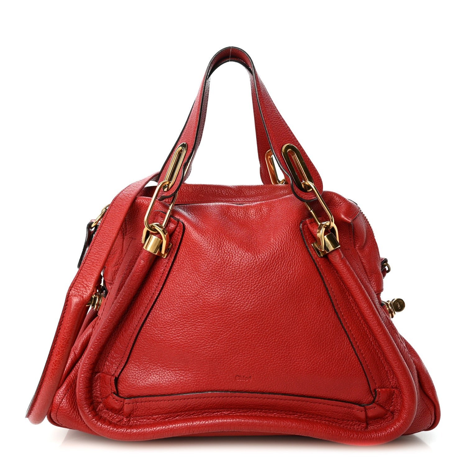 Chloe Calfskin Medium Paraty Red