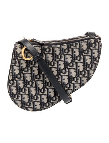 Oblique Jacquard Saddle Pochette Mini