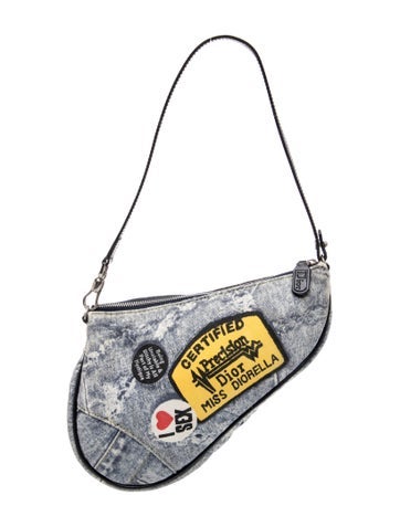 Denim Saddle Pochette Vintage