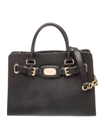 Saffiano Leather Top Handle Bag