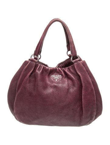 Vitello Daino Leather Top Handle Bag Medium