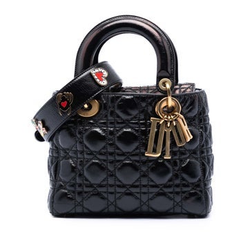 Patent Leather Small Crinkled Patent Cannage My ABCDior Lady Dior