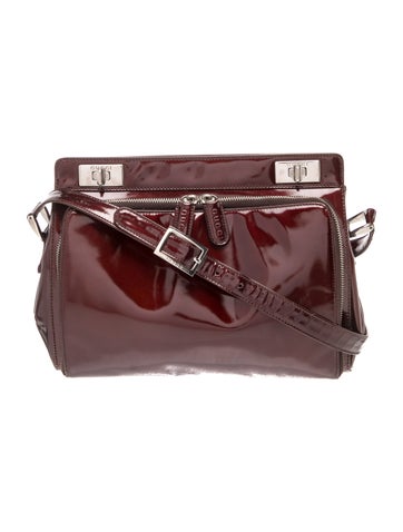 Patent Leather Shoulder Bag Vintage