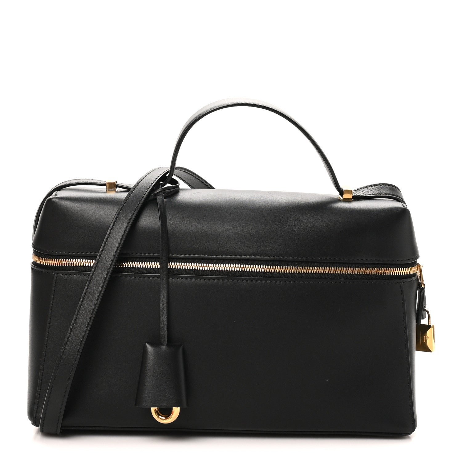 Loro Piana Calfskin Extra Bag L27 Black