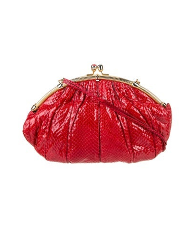 Judith Leiber Leiber Python Evening Bag