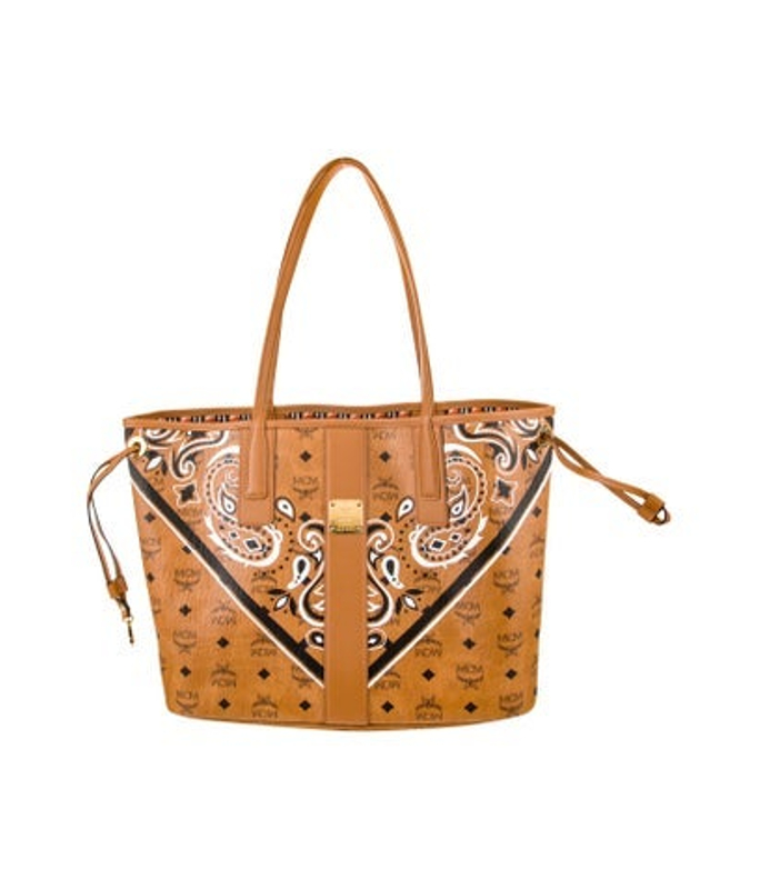 MCM Leather Bucket Bag