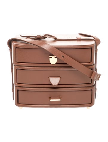 Leather Top Handle Bag
