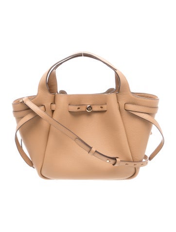 Leather Top Handle Bag