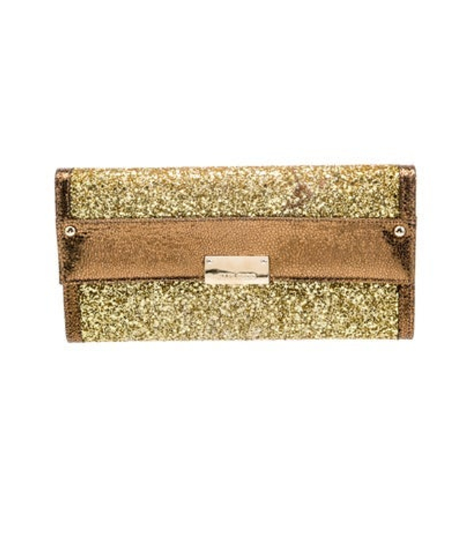 Jimmy Choo Choo Glitter Clutch