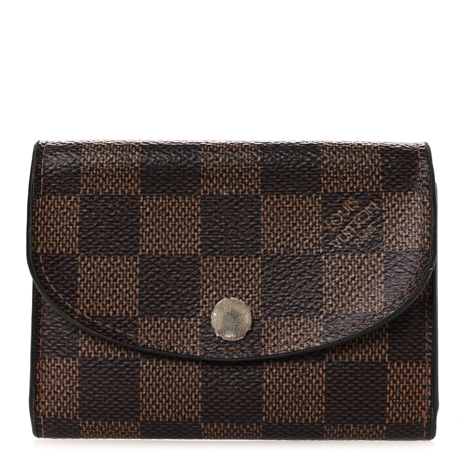 Louis Vuitton Louis Vuitton Damier Ebene Rosalie Coin Purse Rose Ballerine