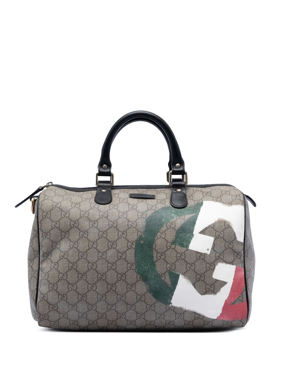 2016-2026 Medium GG Supreme Italian Flag Joy boston bag
