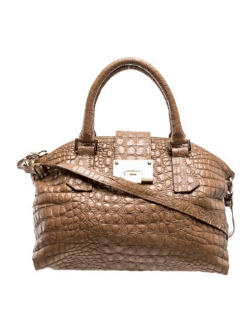 Leather Top Handle Bag
