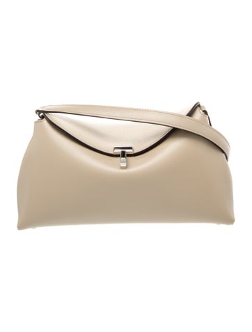 Leather T-Lock Clutch