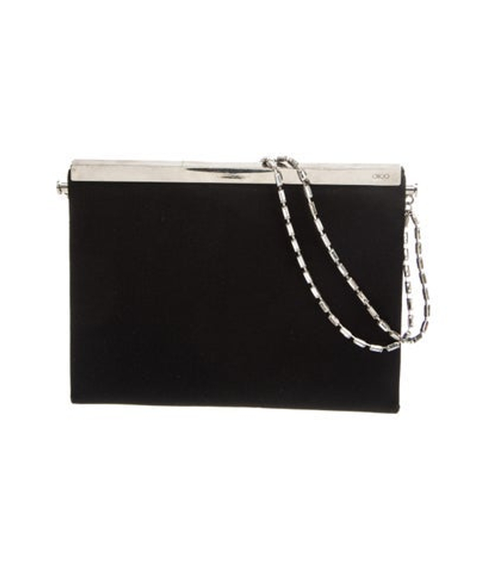 Jimmy Choo Choo Satin Top Handle Bag