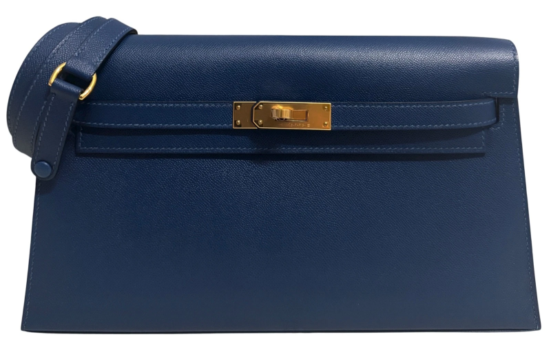 Hermes Deep Bleu Madame Kelly Elan Gold Hardware, 2023