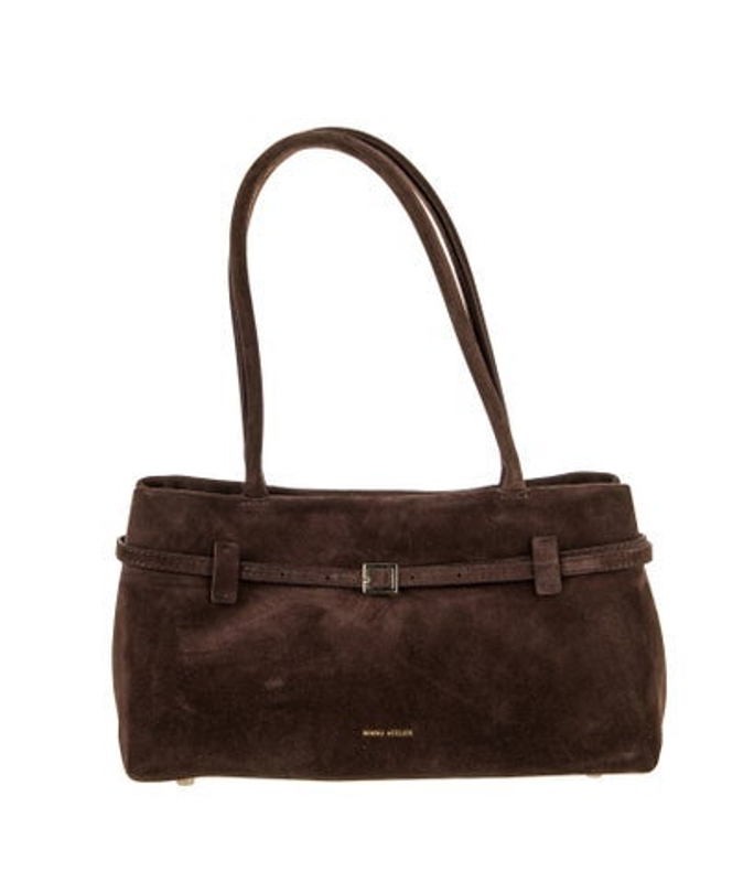 Manu Atelier Atelier Suede Shoulder Bag