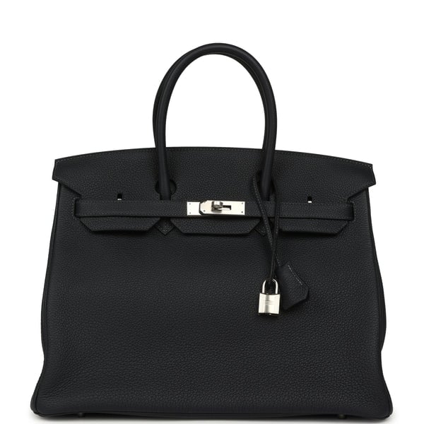 Hermes Hermes Birkin 35 Caban Togo Palladium Hardware